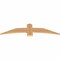 Ekena Millwork Bellingham Timber Gable Bracket, Western Red Cedar, 60"W x 15"H x 1 1/2"D x 5 1/2"F, 6/12 Pitch GBW060X15X0206BEL00SWR - alternate 2